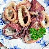 柔らかくて美味しい～するめイカの炒め物♪